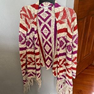 American rag knit cardigan